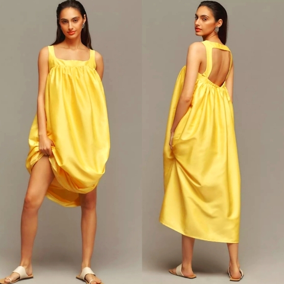 Pinnacle by Schruti Sancheti Square-Neck Babydoll Maxi Dress - Picture 2 of 11